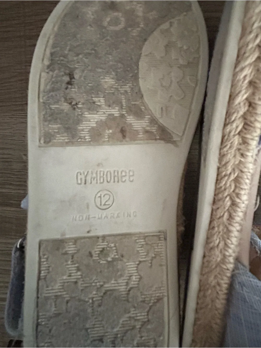 Gymboree Girls Espadrille Flat Casual Shoes size 12